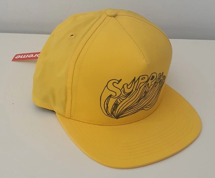 SS15 Supreme x Daniel Johnston 5 panel yellow hat cap New with tag
