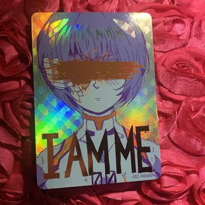Rei Ayanami Neon Genesis EVANGELION I Am Goddess WAIFU ACG Holo Card