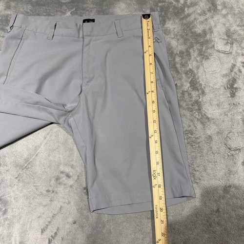 ADIDAS Shorts Mens 30 Gray Golf Chino CLIMACOOL Performance Moisture Wicking - Picture 5 of 8