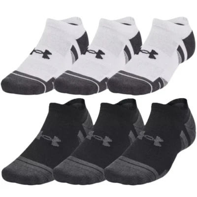 Under Armour Socks - 3 PAIR - No Show Performance Tech Sports Training Socks