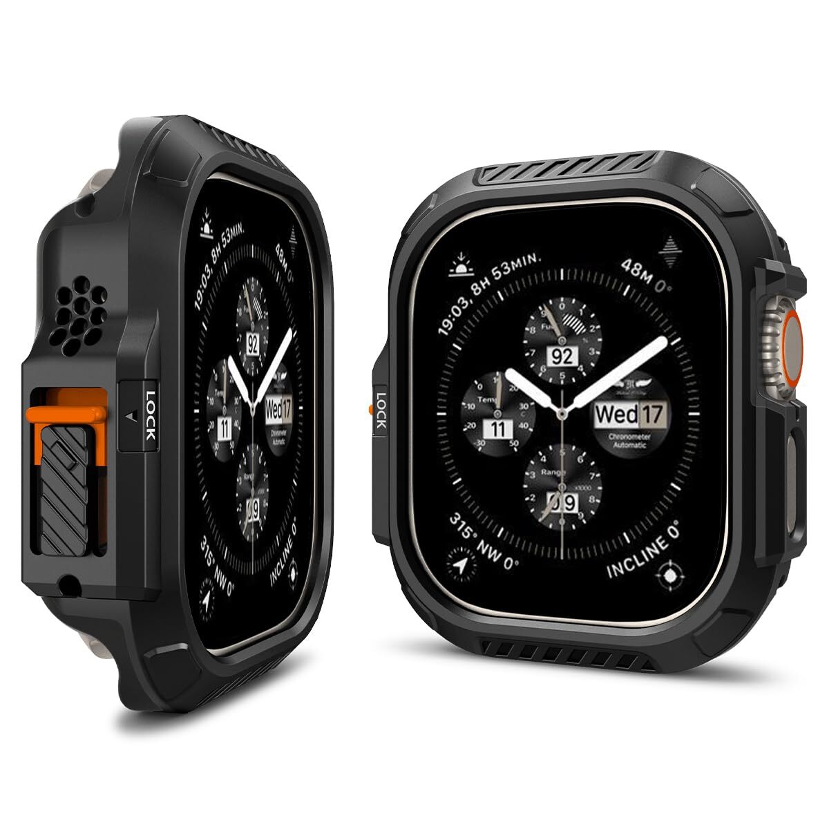 Spigen Cover Lock Fit Compatibile con Apple Watch Ultra 2 49mm e Apple Watch ...