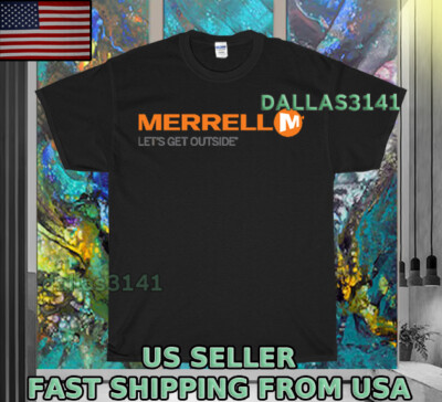 NEW SHIRT MERRELL LET'S GET OUTSIDE LOGO T-SHIRT UNISEX FUNNY MEN'S SIZE S-5XL