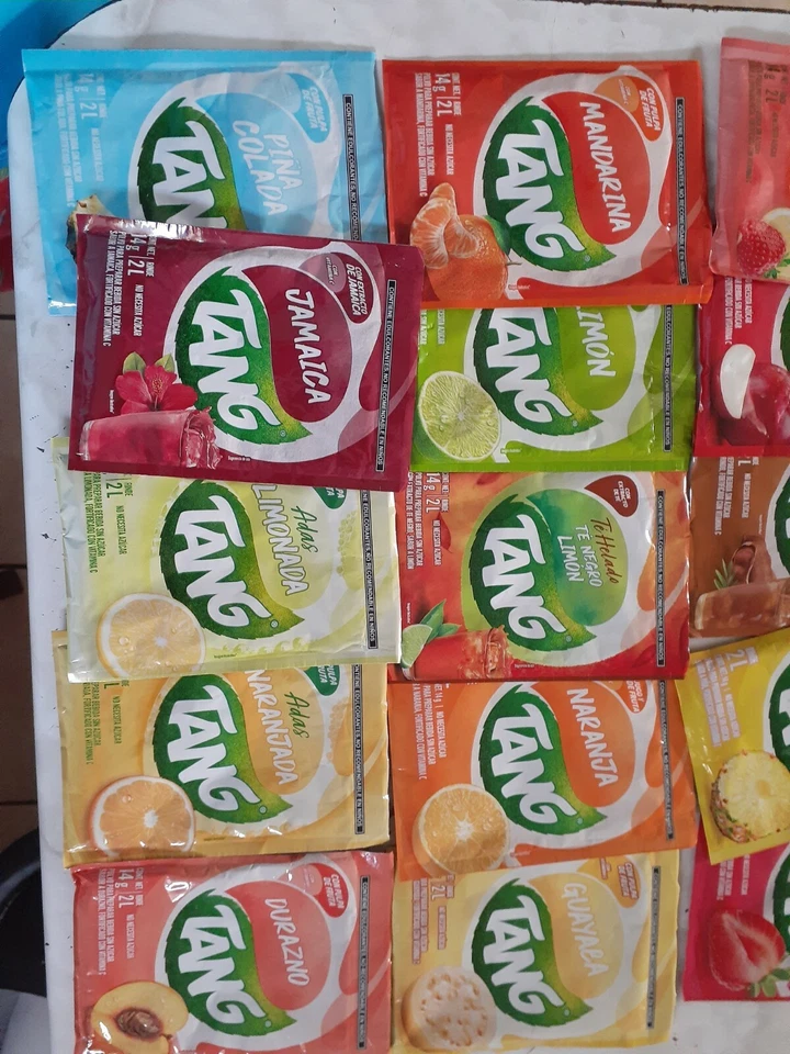 TANG 20 Sample Pack No Sugar Needed Makes 2 Liters Of Drink Mix 15g From Mexico - Image 3 of 4
