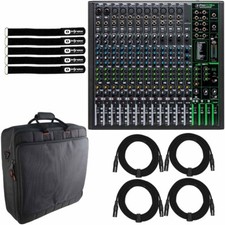 Mackie ProFX16v3 16 Channel Pro Analog Live/Recording Mixer Effects  USB w Case