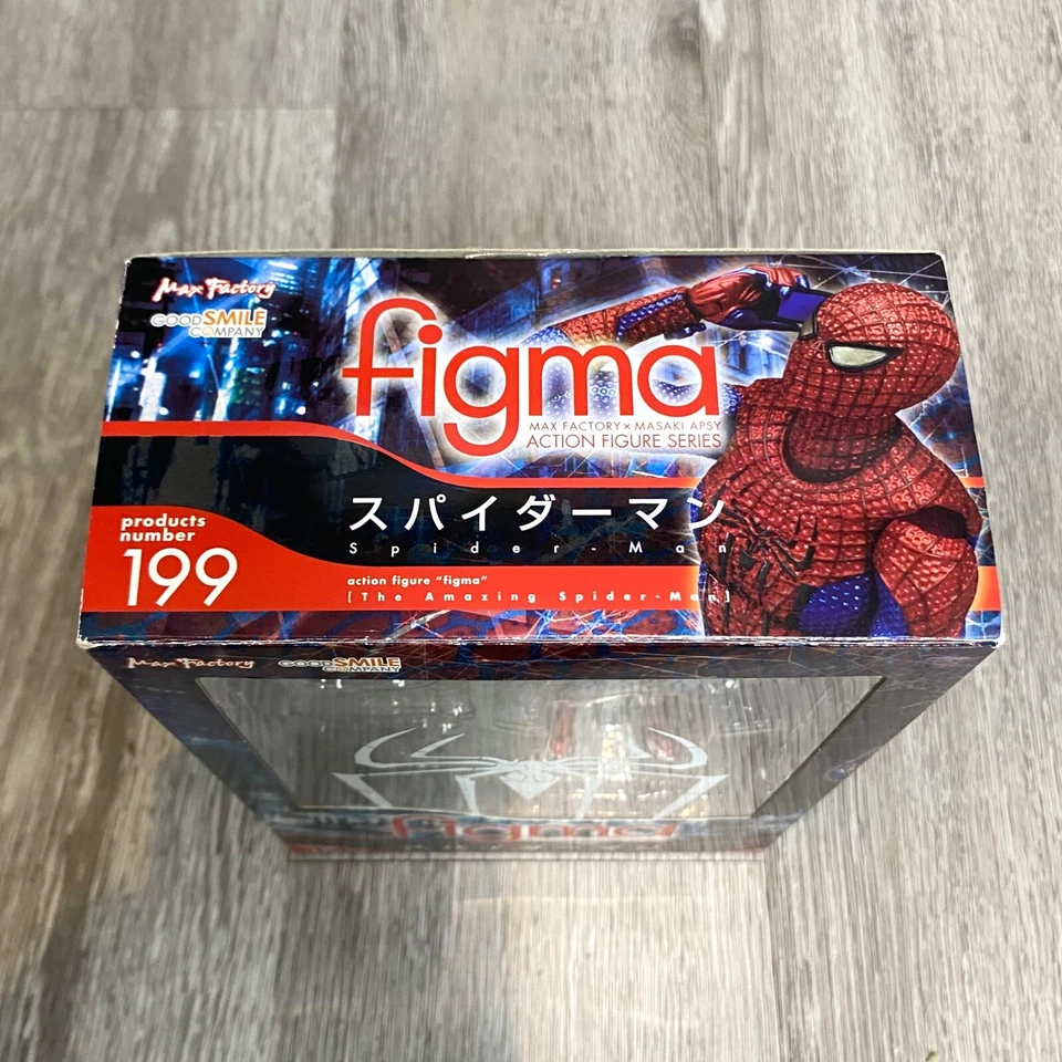 Экшн-фигурка Max Factory Figma 199 — Spider-Man — 6 дюймов в комплекте б/у - Изображение 3 из 4