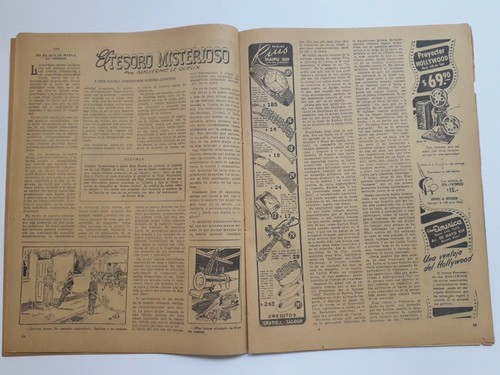 THE MYSTERY TREASURE! - TIT-BITS #2072 (1949) -ORIG. COMIC IN SPANISH- ARGENTINA - 第 4/6 張圖片