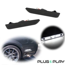 Rear Side Maker Lights w/ Brilliant White Color Light For 2010-2014 Ford Mustang