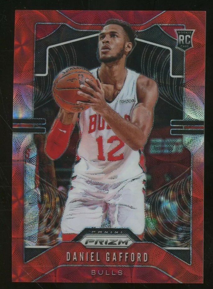 2019-20 Panini Choice Red Prizm #294 Daniel Gafford Wizards RC jers# 21/88