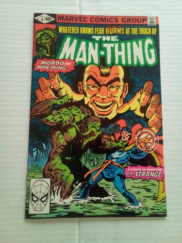 Man-Thing #4 (1980) Vol2 Doctor Strange /Baron Mordo !Chris Claremont Story!