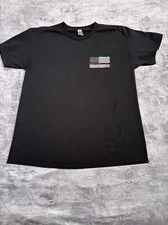 Men's ICT Billet T-Shirt - Large Black Red - Gildan LS Swap Apparel