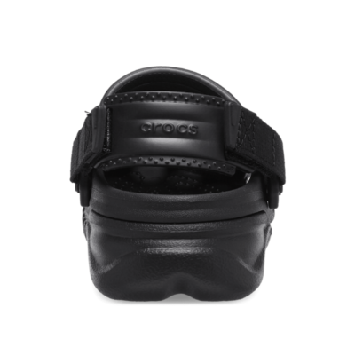 New CROCS Womens DUET MAX CLOG 208776-001 BLACK UNISEX US W 6 - 9