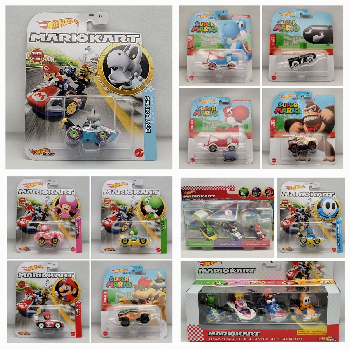 HOT Mario Kart Hot Super Mario Hot Wheels Cars Hot Wheels