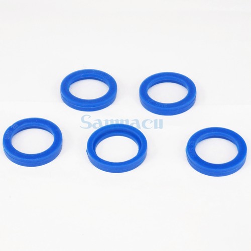 (5) Sizes 19-108mm Blue Silicone Flat Gasket Rings for Sanitary SMS Socket Union - Picture 9 of 44