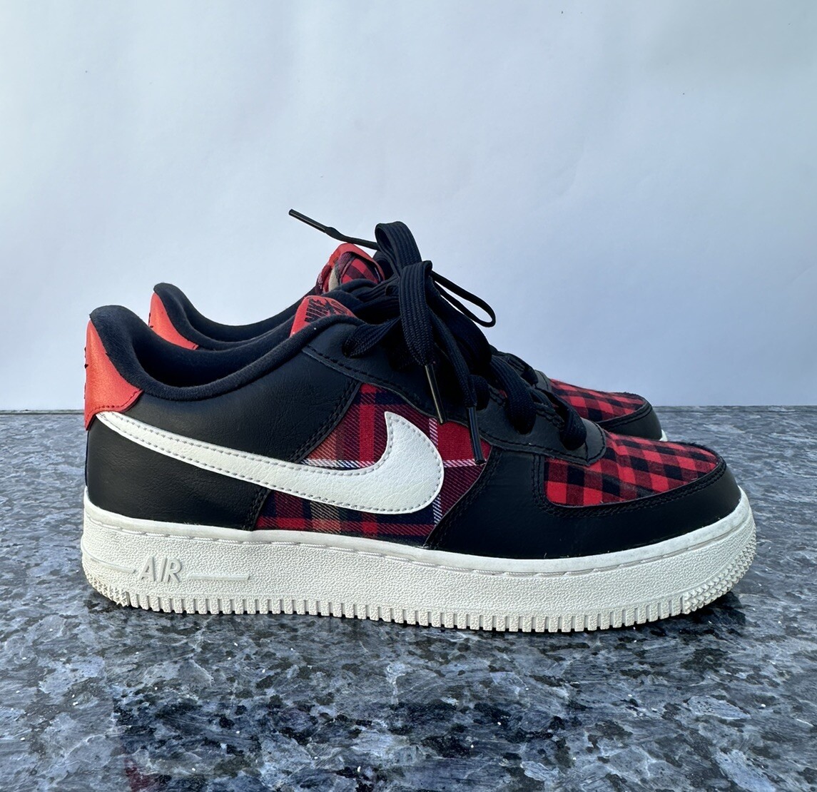 Nike Air Force 1 Low Flannel Plaid 849345-004 Size 5Y | eBay