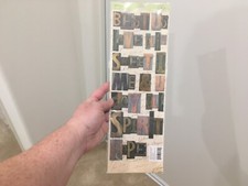 K Company Scrapbook Embossed "Life's A Journey" Words Stickers