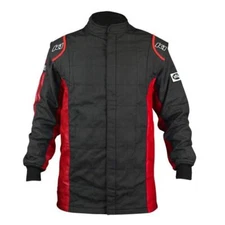 K1 RaceGear 21-SPT-NR-M Sportsman SFI Racing Suit Jacket - Black/Red, Medium