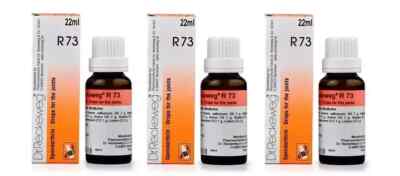 Dr. Reckeweg R73 , 22ml Drops | Natural Joint, Muscle & Bone Wellness pack of 3
