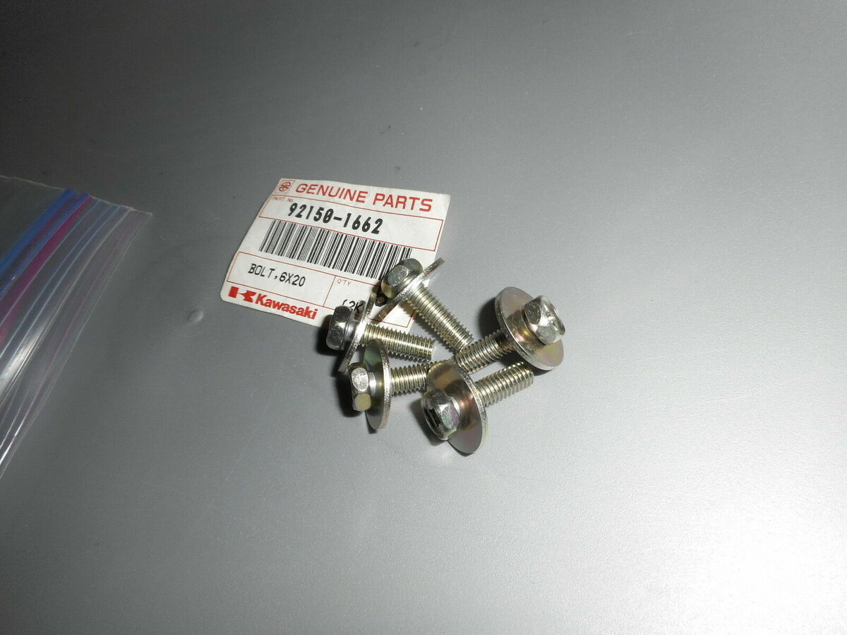 NOS Kawasaki ZX600 Ninja ZX-6 1993-2000 OEM QTY5 92150-1662 NOS Kawasaki ZX600 Ninja ZX-6 1993-2000 OEM QTY5 92150-1662