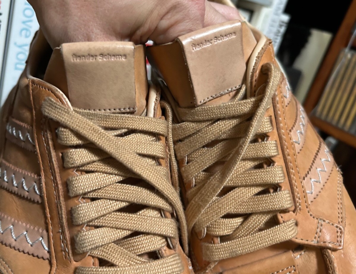ADIDAS X HENDER SCHEME ZX 500 RM FULL LEATHER NATURAL Men's