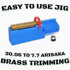 DW's Original - 30.06 to 7.7 Arisaka Trimming Jig for 2'' Chop Saw