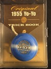  DUNCAN SUPER YO-YO TOURNAMENT TOPS 50's 60's WOOD WOODEN Blue White  VINTAGE  — photo 1