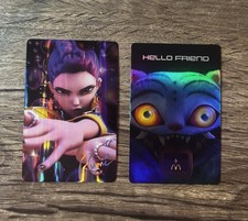 2026 McDonalds KPOP Demon Hunters Foil Photocard Rumi Unused Code Card