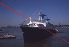 Z6b 1980 SS NORWAY Maiden Voyage Ex FRANCE Ocean Liner Passenger Ship Slide