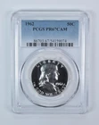 1962 Franklin Half Dollar PR67 CAM PCGS Blue Label