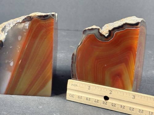 Achat Geode Buchstütze Paar - Bild 20 von 23