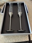 Vera Wang Wedgwood Set of 2 Love Knots Toasting Flutes BRAND NEW IN BOX — photo 1