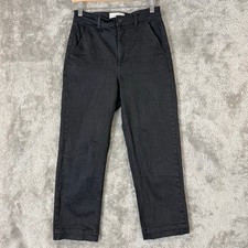 Everlane Size 2 Black Cropped Straight Regular Jeans