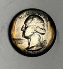 Wayte Raymond-Toned GEM Proof 1954 Washington Silver Quarter, U.S. PF 25c Coin