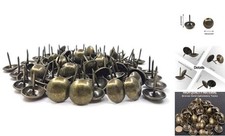 ZAYI 3/4   19mm Antique Brass Finish Upholstery Tacks, Furniture Nails Thumb