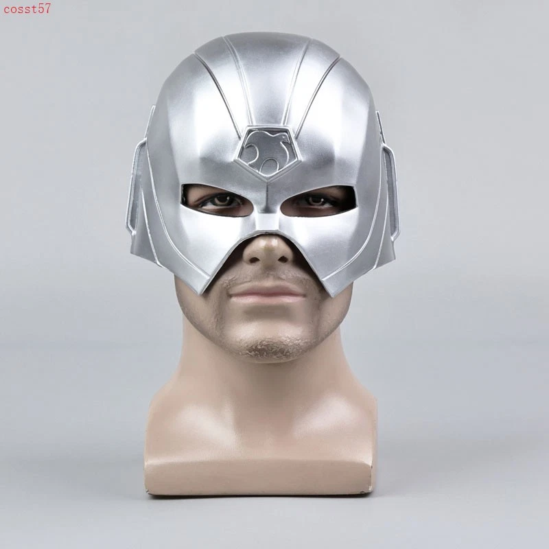DC Peacemaker Christopher Smith Mask Helmet Cosplay Costumes Props PVC Headgear - Image 2 of 4
