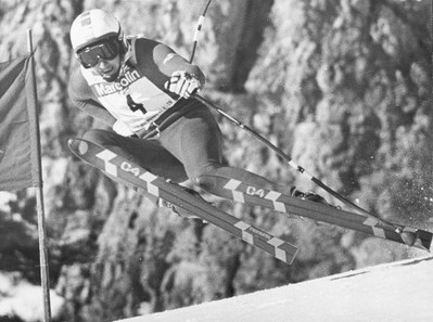 Franz Klammer 1977 1970s Historic Old Swiss - German Photo 2