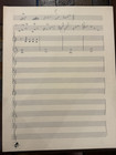 The Who The Song Is Over John Entwistle Early 70s Draft Handwritten Music w/Coa