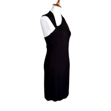 Halston Heritage Black Asymmetric One-Shoulder Dress – NWT, Size 2