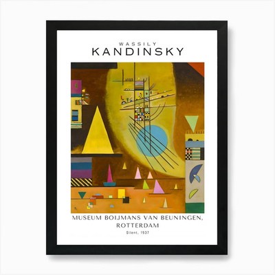 Kandinsky 1 Kunstdruck gerahmt Wandbild Poster Leinwanddruck Bild