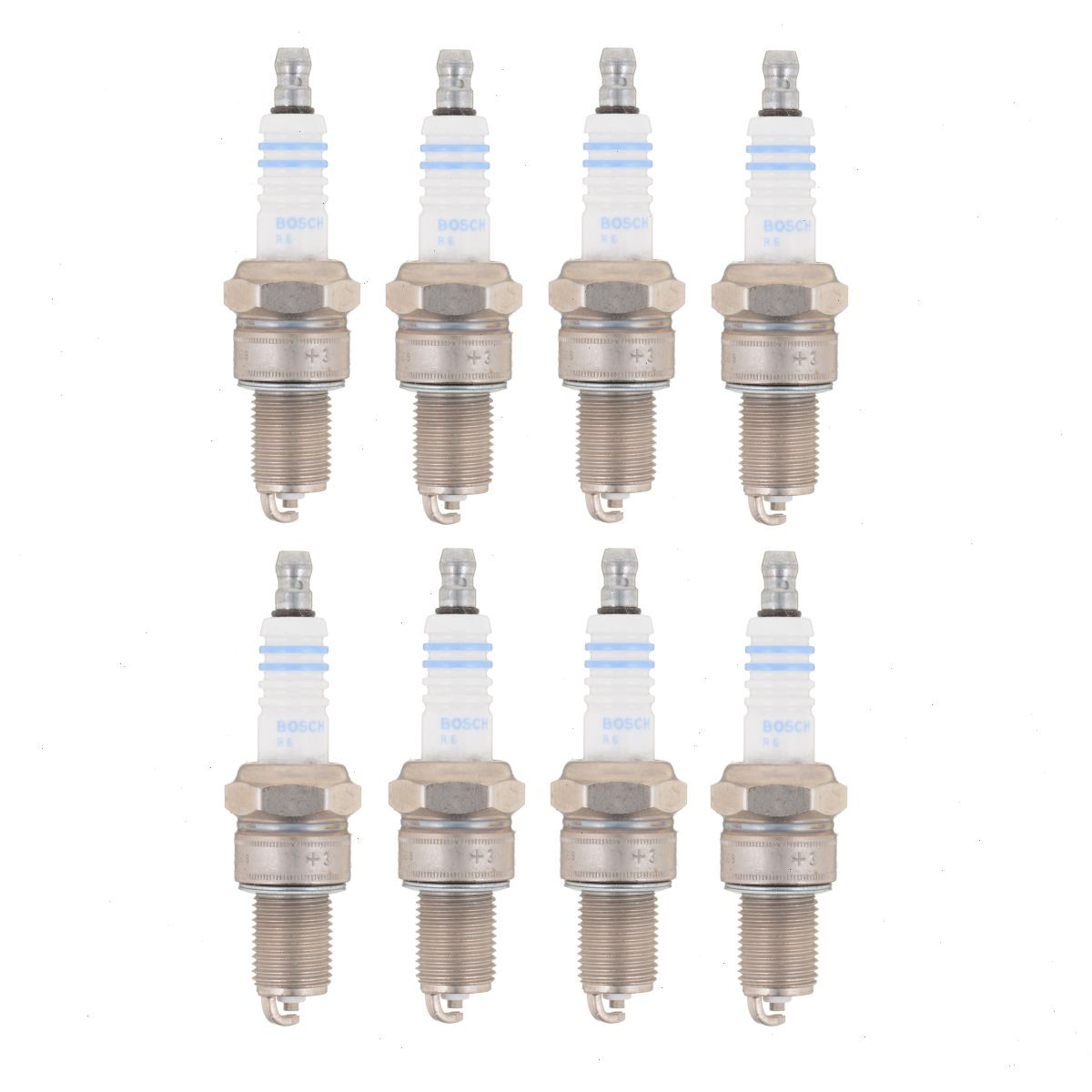 8 pc Bosch Nickel Copper Spark Plugs for 1972-1973 Plymouth Cuda 5.6L V8 rn