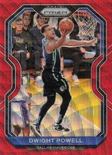 2020-21 Panini Prizm #83 Dwight Powell Ruby Wave Prizms Dallas Mavericks