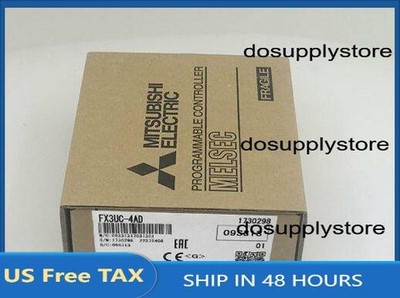 1PC Mitsubishi FX3UC-4AD PLC Module New In Box Expedited Shipping FX3UC4AD