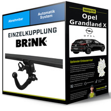 Abnehmbare Anhängerkupplung für OPEL Grandland X 06.2017-jetzt Typ A18 Brink NEU