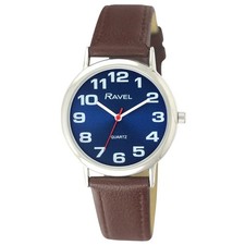Unisex Fashion Watch RAVEL Classic BOLD Numbers Easy Read