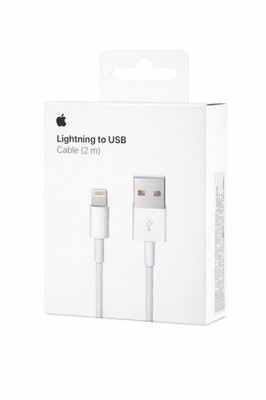 Original Apple Lightning Kabel MD819ZM/A iPhone X 11 12 13 14 Pro MAX - 2 Meter