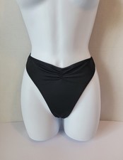 Shade Shore Lowest Coverage Extra Cheeky Women's Bikini Bottom Black Size M