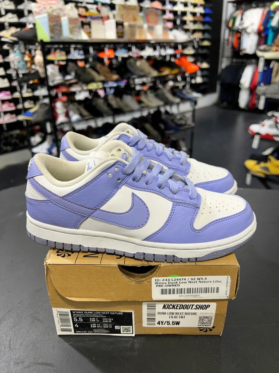 Size 5.5W - Nike Dunk Next Nature Low Lilac W PRE-OWNED | eBay