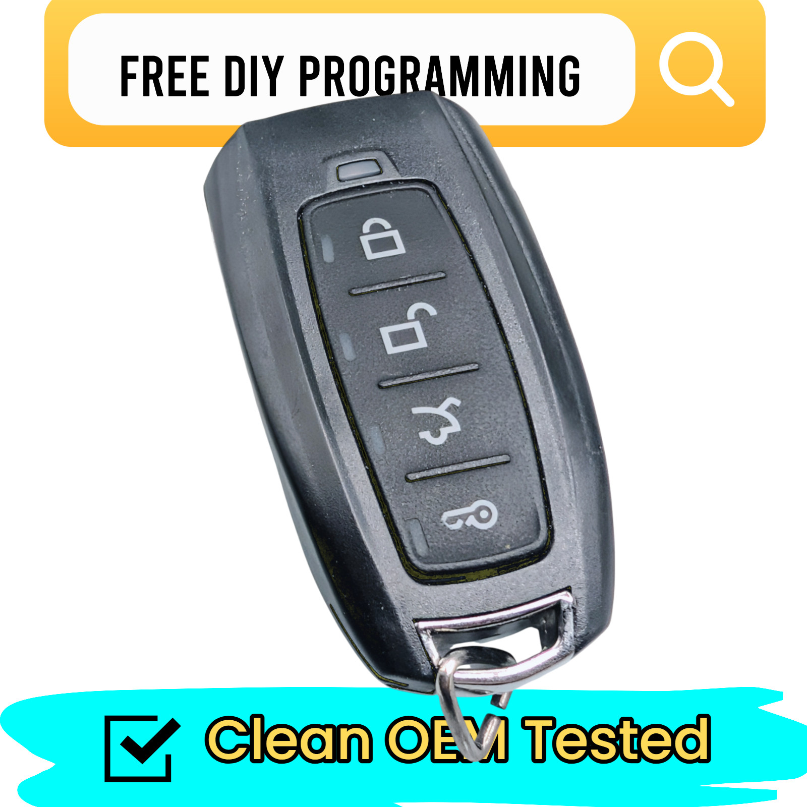 Clean iDATASTART TR3450AF 2-WAY Key FOB Keyless Remote Start 2AEPJ-TR3450AF