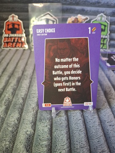 Bo Jackson Battle Arena - Easy Choice 1 -PL-64 First Edition 2024 Play Card