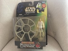 Luke Skywalker Star Wars Power Of The Force Gunner Station Millennium Falcon