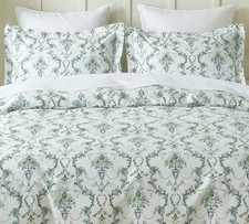 DAUAOTO Duvet Cover Queen Size Set - 90"x90" Cover  2 Shams, 100 Cotton Bed...